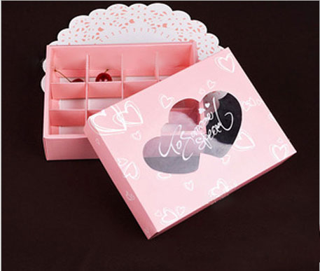 DIY Pink Small Rectangle Disposable Cake Containers