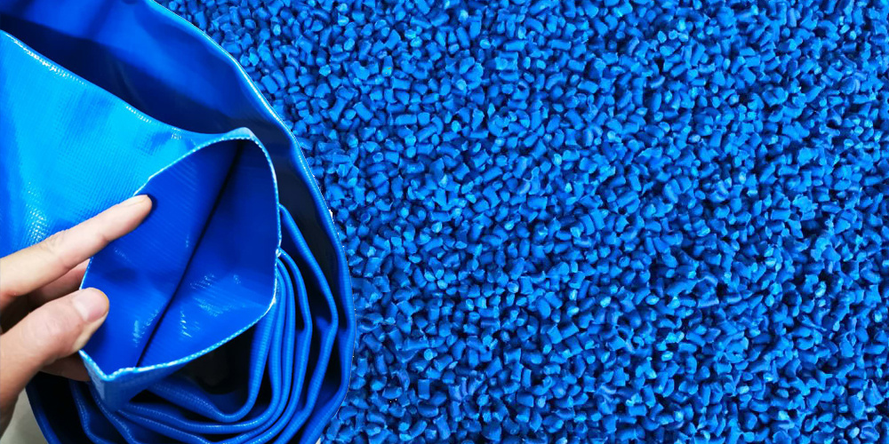 Blue Type a Griculture PVC Layflat Hose for Irrigation System