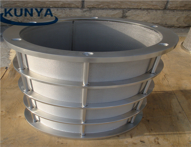 Hastelloy Stainless Steel Filter Element Five Layers 12mm Cone