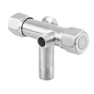 China OEM Water 2 Way Angle Valve Wall Mounted Modern Bathroom SS wholesale