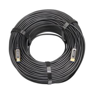 China Black PVC Jacket Optical HDMI Cable 100M Ethernet 4K 6.6Ft 18G 3D wholesale