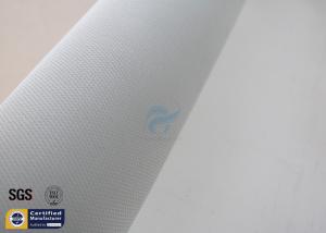 China White Silicone Fiberglass Fire Blanket 0.43MM 480GSM 550℃ Emergency Kitchen wholesale