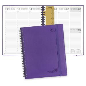 China FSC Certified Purple Custom Academic Planner Eco Friendly Paper wholesale