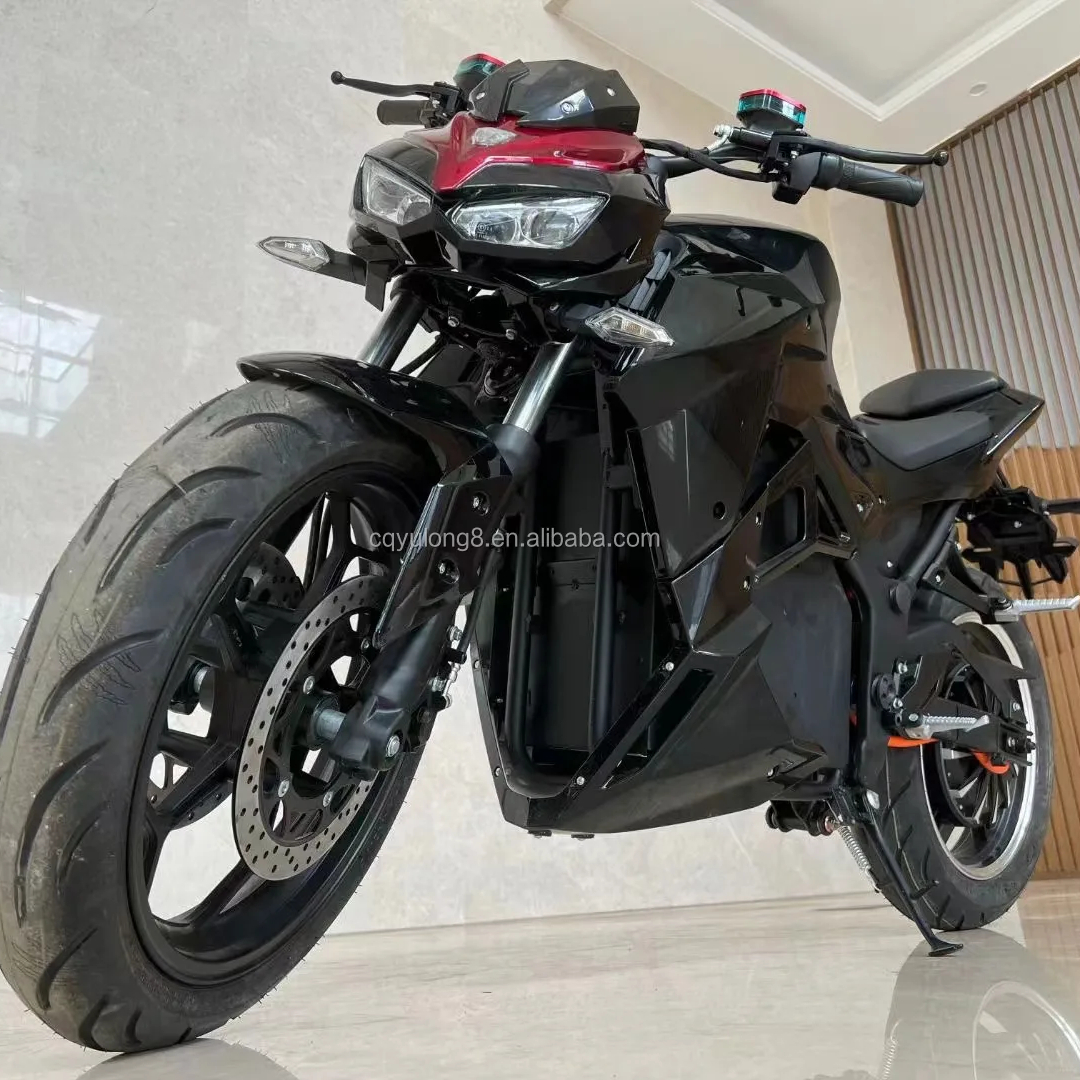 Racing Motorcycles Directly High Speed 3000w 5000w Adult Electric Motorcycle For Only