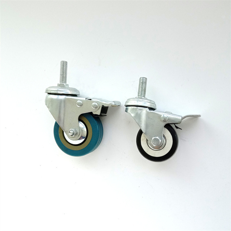 4Inch 500KG Swivel Light Duty Caster Wheels Rigid Stem