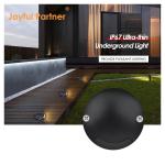 Stair Light Black Front Cover Aluminum IP67 SMD 2835 1W Led Recessed For Stairs