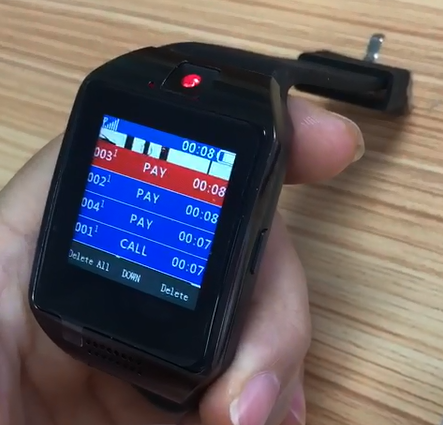 Fashion appearance colorful options good price for value waterproof watch pager