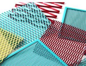 China 2mm thick Heavy hole type Restaurant Decoration Expanded Metal Wire Mesh wholesale