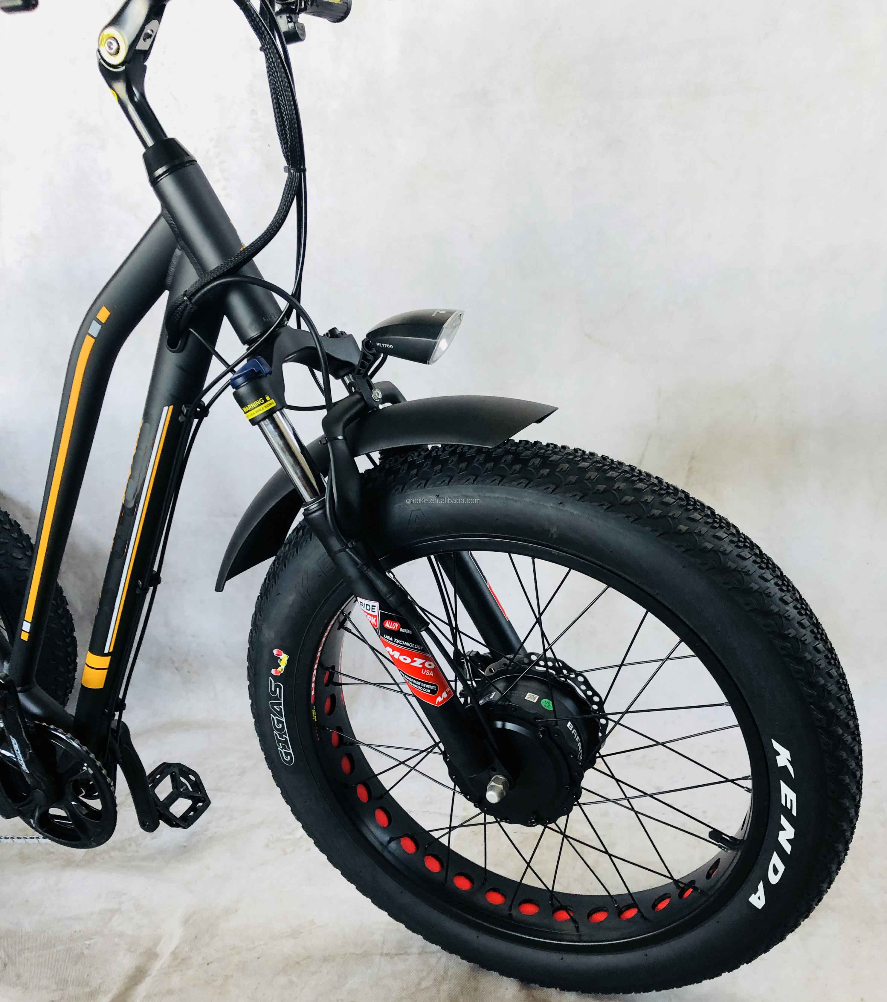 Max Speed 50km/h 8Fun 750W Front Motor 4.0 Fat Tire Cargo Electric Trike Tricycle 3 Wheels