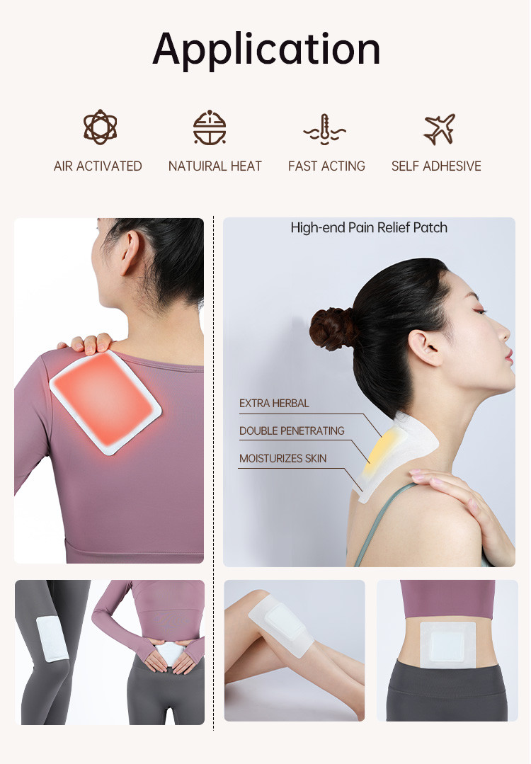 ISO Menstrual Heat Patch Disposable Medical Period Pain Relief Heat Patches