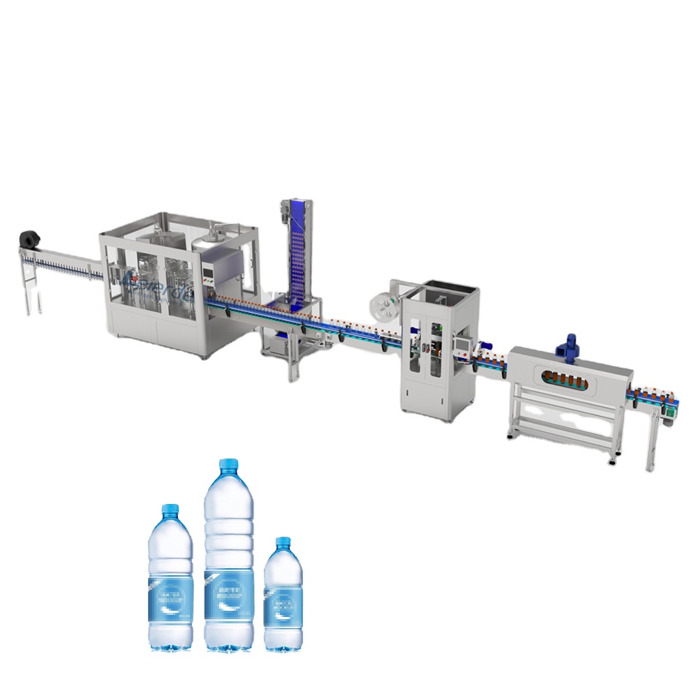 2000BPH Automatic Mineral Water Filling Machine 1800kg automatic water bottling machine