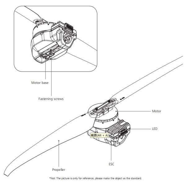Multi-Rotor Agricultural Drone Power Suit 56-Inch Propeller Blade XMotor-X13 Brushless Power System Drone Accessory Parts