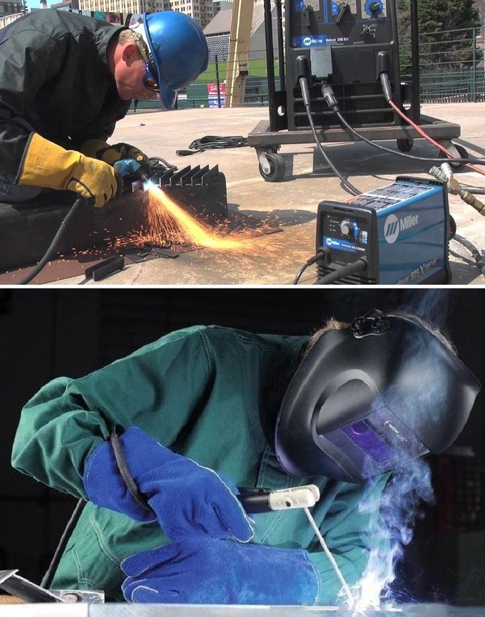 Welding Thermal Safety PPE Safety Gloves Protect Hands Fire Resistant Extra Long Sleeve