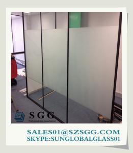 China price Frosted Glass office Door wholesale