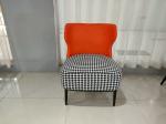 No Fold 17kgs Houndstooth Seat Wrought Iron Sofa Set
