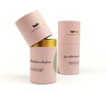 Durable Cosmetic Cylindrical Paper Tube Box , Perfume Paper Cylinder Packaging