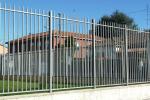 tronger Black Tubular Galvanized Steel Fence