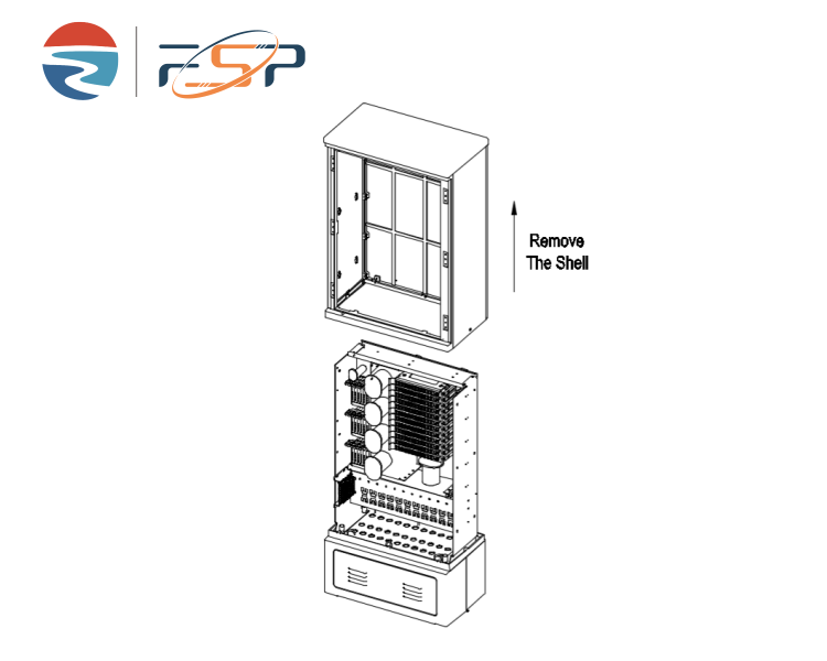 IP65 Outdoor Waterproof Fiber Distribution Cabinet FDC 01 for Optical Connector SC FC