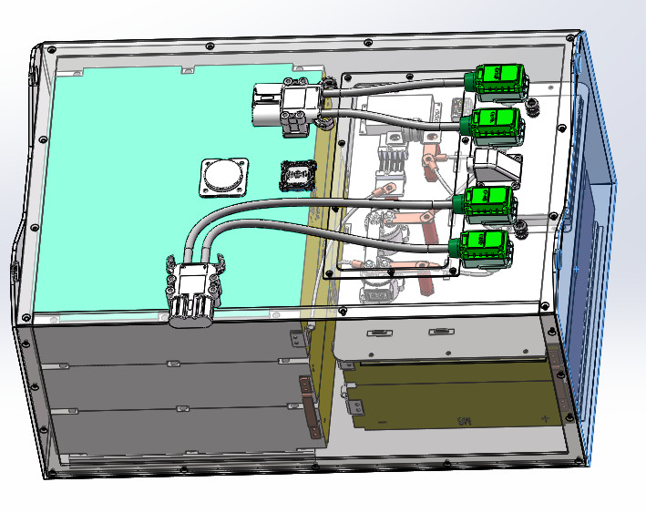 Standard Battery Pack Forklift Lithium Battery Without Counterweight