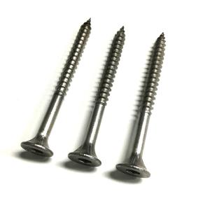 China Stainless Steel Flat Head Square Drive Wood Screw wholesale