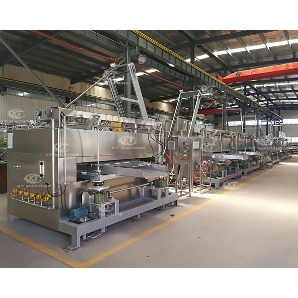 Swing Coated Peanuts Nut Oven 304 Stainless Steel Flat Tray Design for Flavored Powdered Peanuts