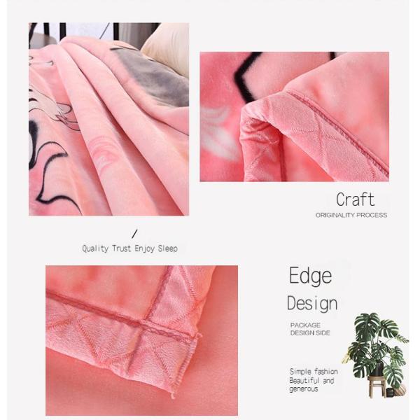 Stay Warm and Comfortable with our Double Thick Chunky Soft Fleece Plush Bed Blanket