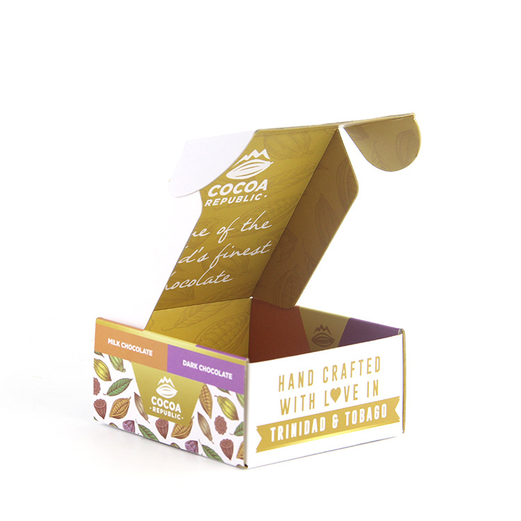 Durable Kraft Corrugated Gift Box Lightweight Multifunctional