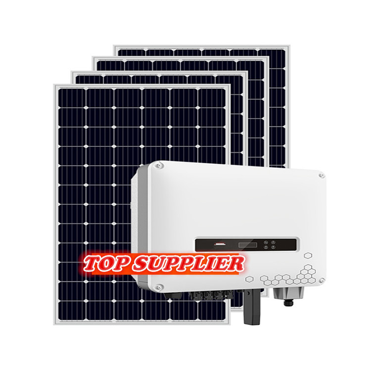 3KW 5KW Pure Sine Wave Solar PV Panel For House Complete Generator System