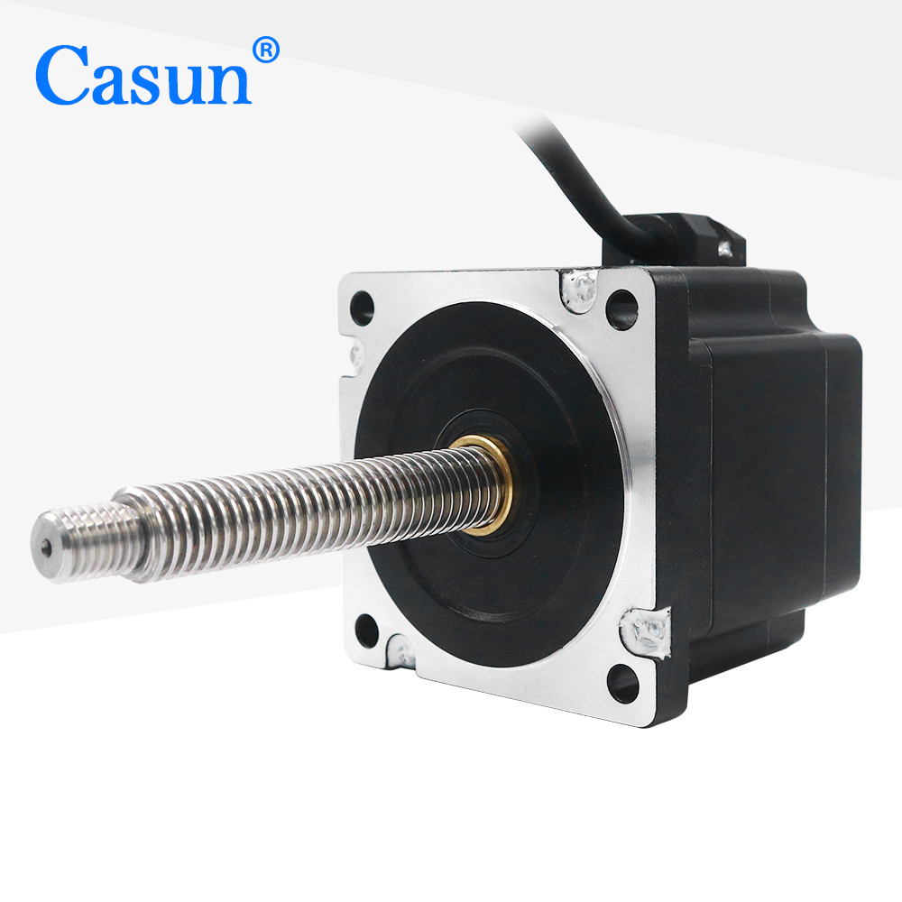Customization NEMA 34 NonCaptive Hybrid Linear Stepper Motor 76mm Body Waterproof