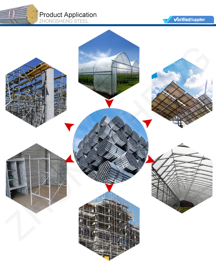 ASTM/AISI/SGCC/CGCC/TDC51DZM/TDC52DTS350GD/TS550GD/DX51D Z Q195-q345 Regular Spangle Hot Galvanized Steel Round Pipe Tube
