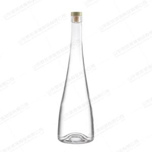 China Transparent Glass Bottles for Whisky Hot Stamping Surface Handling wholesale