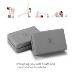 Light Weight Cork Yoga Mat With Rubber Material Gray Color Wear Resistance