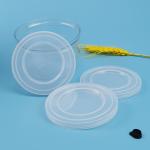 Clear Recycling Embossed Resuable 73mm PE Plastic Lids
