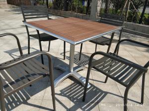 China Cross Table base Aluminum Table leg Outdoor Furniture Leisure Table chair wholesale