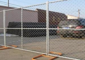 China 1.5mm Temporary Security Fencing Self Standing Chain Link wholesale