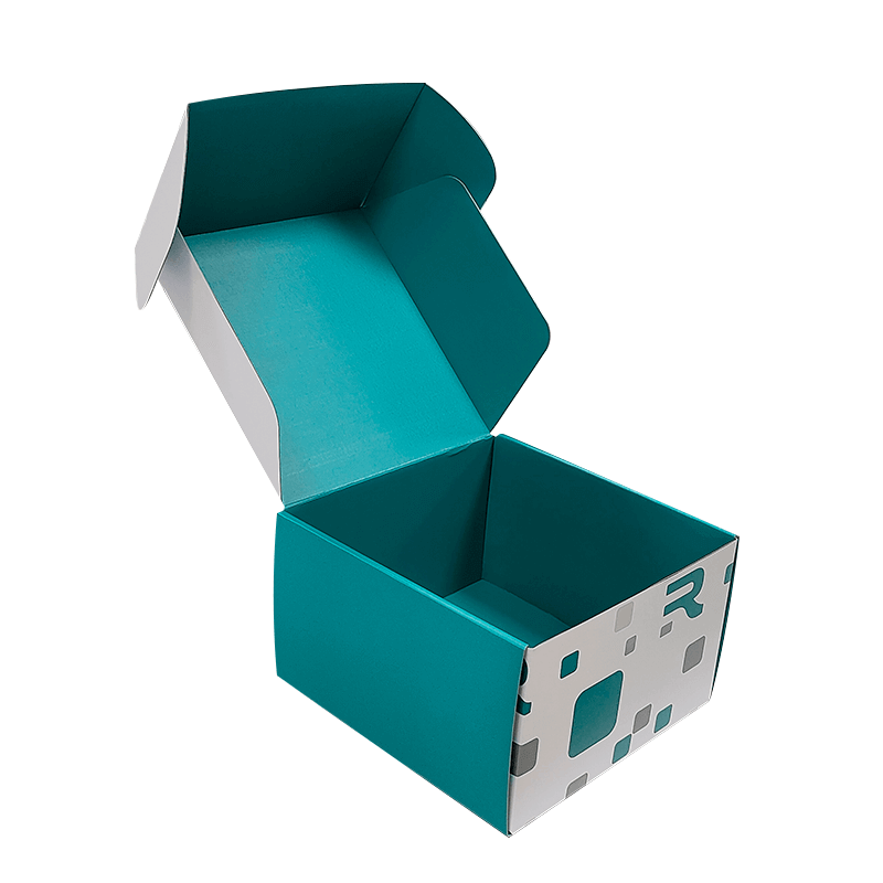 Matte Surface Finish Corrugated Marble Mailers Printing Custom Size Logo Shipping Box