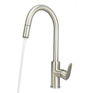 China Brushed 500000 Cycles 35mm Stainless Steel Kitchen Sink Faucet wholesale