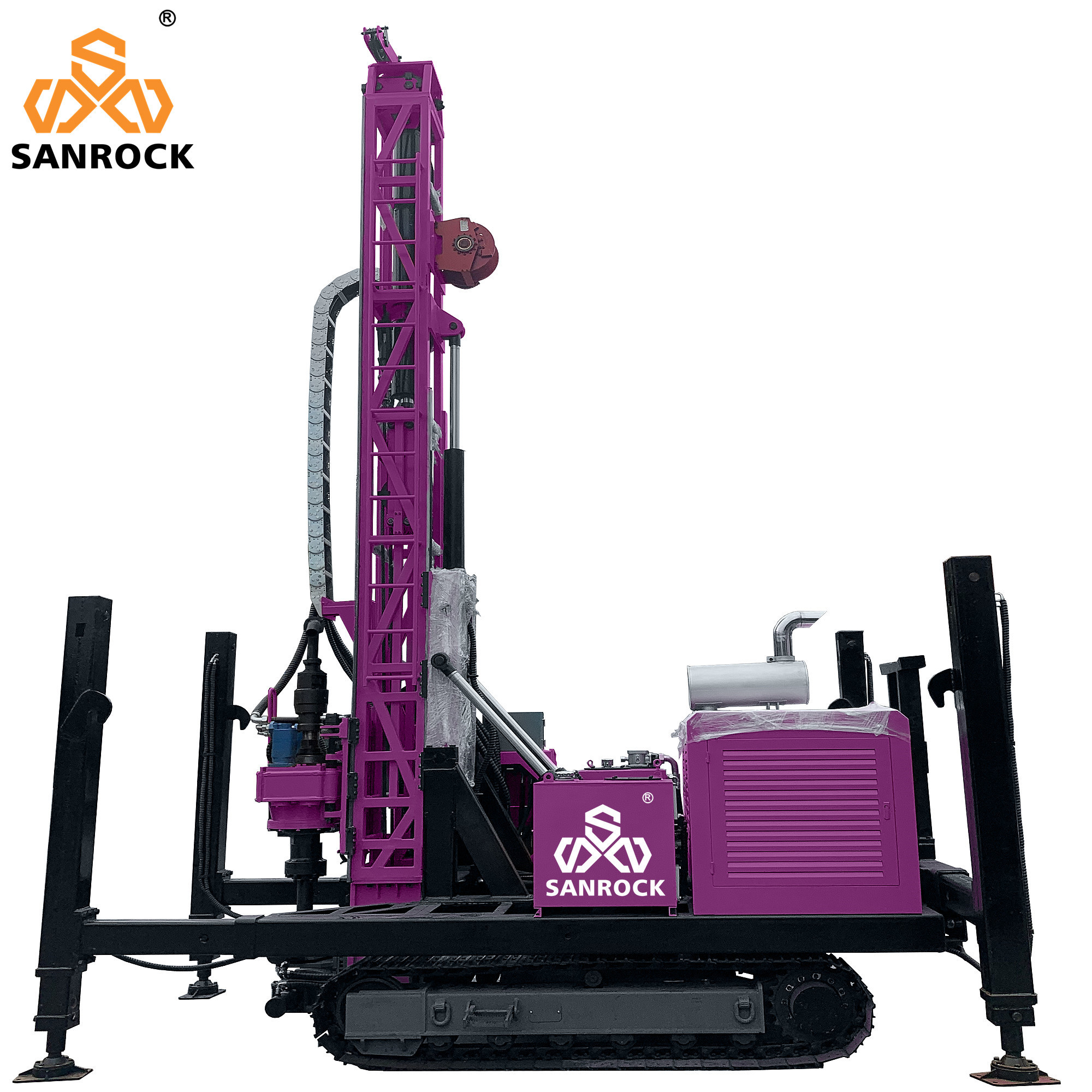 Reverse Circulation Drilling Machine Hydraulic RC Drilling Rig Core Sampling Drilling Rig