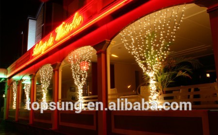 240V Christmas Curtain Lights Outdoor Anti UV Anti-Weather Material
