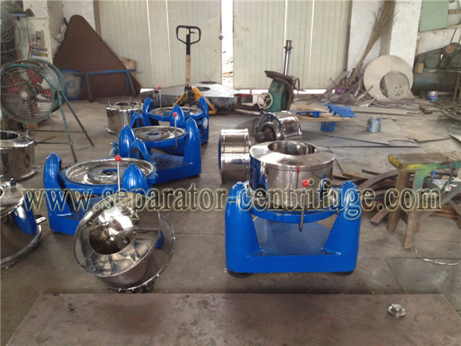 3 Column PTDM Manual Top Discharge Intermittent Pharmaceutical Centrifuge With Clamshell