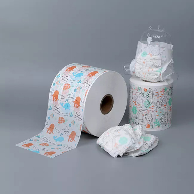 Sanitary Napkins Raw Material LDPE LLDPE HDPE Laminated Pe Film with Custom Printing
