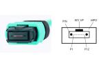 High Speed MTP / MPO Fiber Optic Patch Cord OM3 50 / 125um 12 Cores