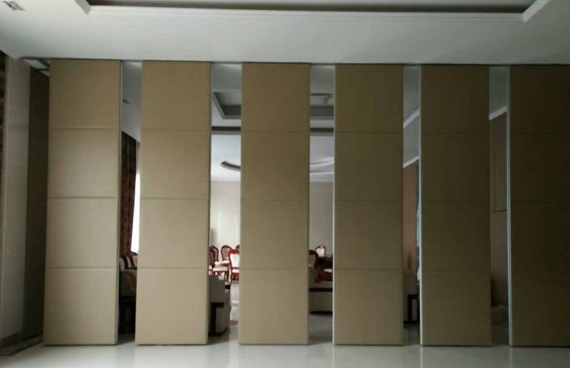 Plywood Sound Proof Partitions Board Folding Wood Sliding Door Movable Folding Doors Room Dividers