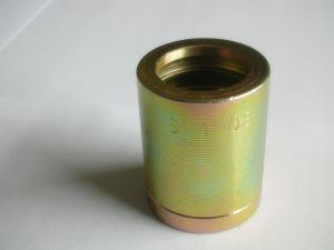 China Steel 1SN Hydraulic Hose Ferrule Fittings , Hydraulic Pipe Ferrule With Zinc Plated wholesale