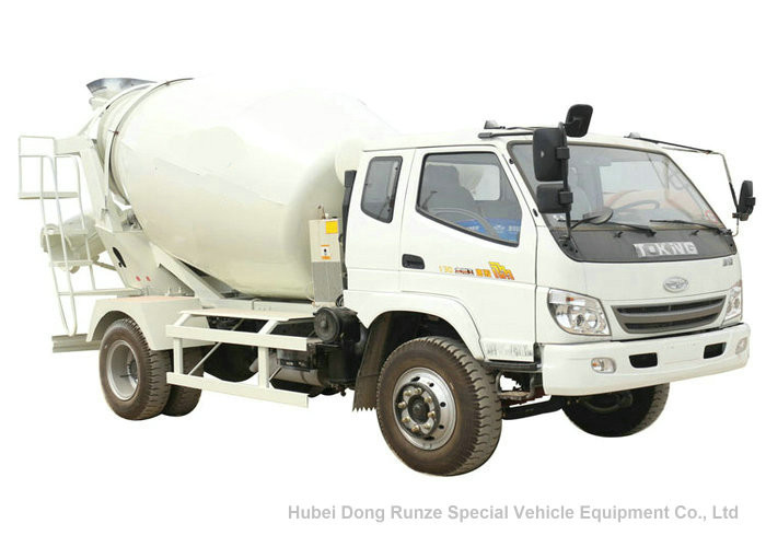 T. King Chassis Concrete Mixer Truck 2 CBM , Ready Mix Cement Trucks