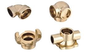 Hydraulic Hexagonal Hose Brass Plumbing Nipple Fitting , Water Screw Plumbing