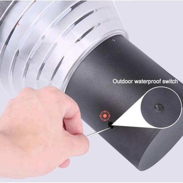 Exterior Modern Waterproof Solar Wall Light Hotel Garden Led Ip65 Solar Wall Lamp