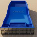 Customized Surf Simulator Machine Water Park Equipment Summer Entertainment