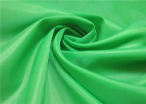 China 100% Polyester Taffeta Lining Fabric , Woven &amp; Dyeing Green Taffeta Fabric wholesale