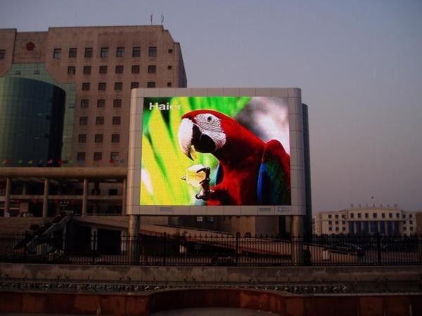 Nationstar P6 Outdoor Led Display , Led Digital Display Board Steel / Iron